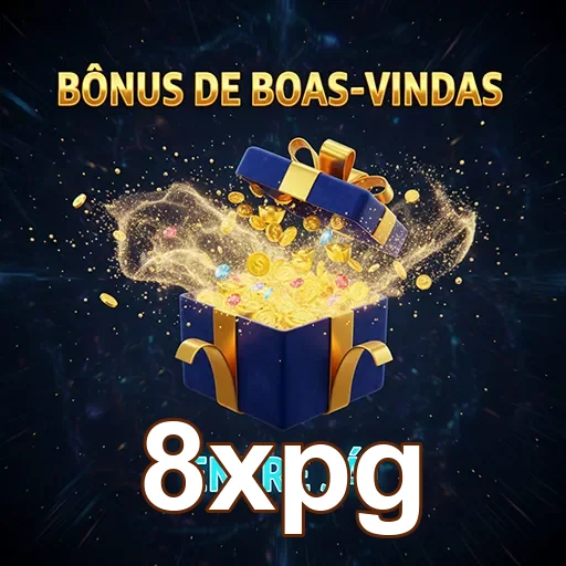 Imagem de bônus de boas-vindas do 8xpg, destacando promoções e ofertas exclusivas