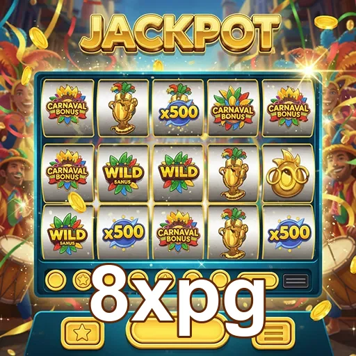 Imagem do bônus Carnaval no 8xpg, destacando oportunidades de jackpot.